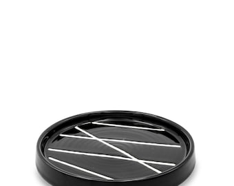 Bursera Ceramic Plate - Onyx