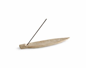 Bursera Drift Travertine Incense Holder
