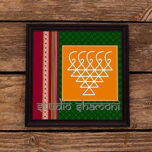 Indian Goddess Art Print, Saraswati Art, Printable Indian Wall Art, Indian Puja Art, Desi Design, Indian Festival, DIGITAL DOWNLOAD