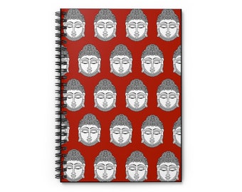 Buddha Design, Ruled Nokebook, Yoga Journal, Indian Design Journal, Student Notebook, Kalamkari Art, Ethnic Design, Meditation Journal Notes