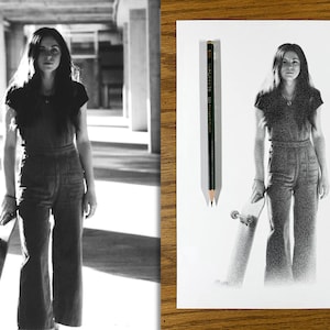 Custom Portrait Drawing - Drawing From Your Photo