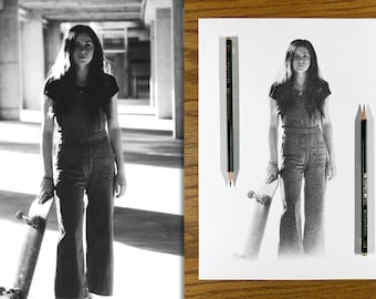 Custom Portrait Drawing - Drawing From Your Photo