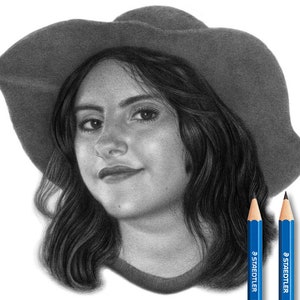 Personalized Portrait Drawing from photo.