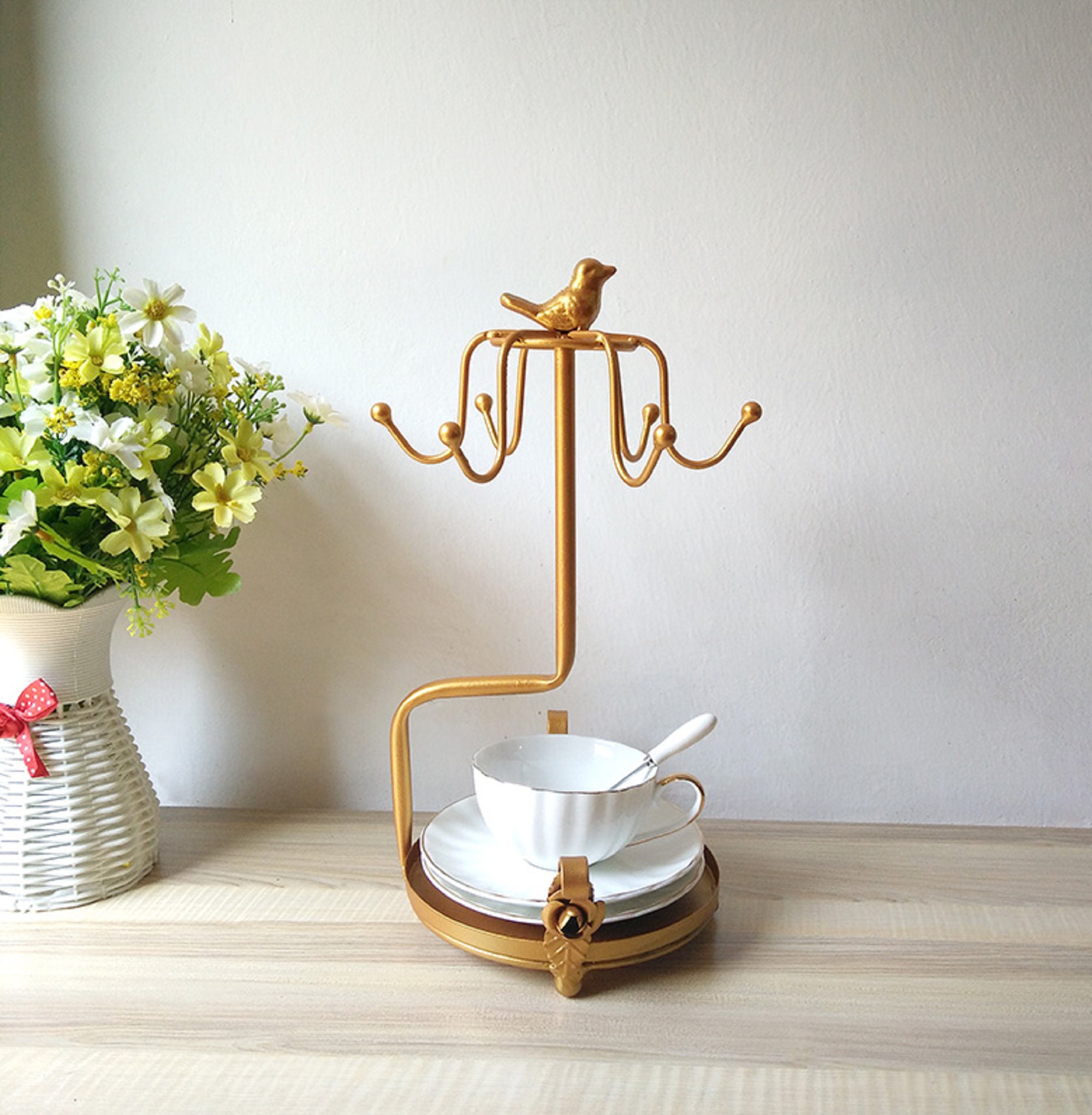 Mug Holder Coffee Mug Rack Coffee Cup Holder Stand Dishes Etsy Australia