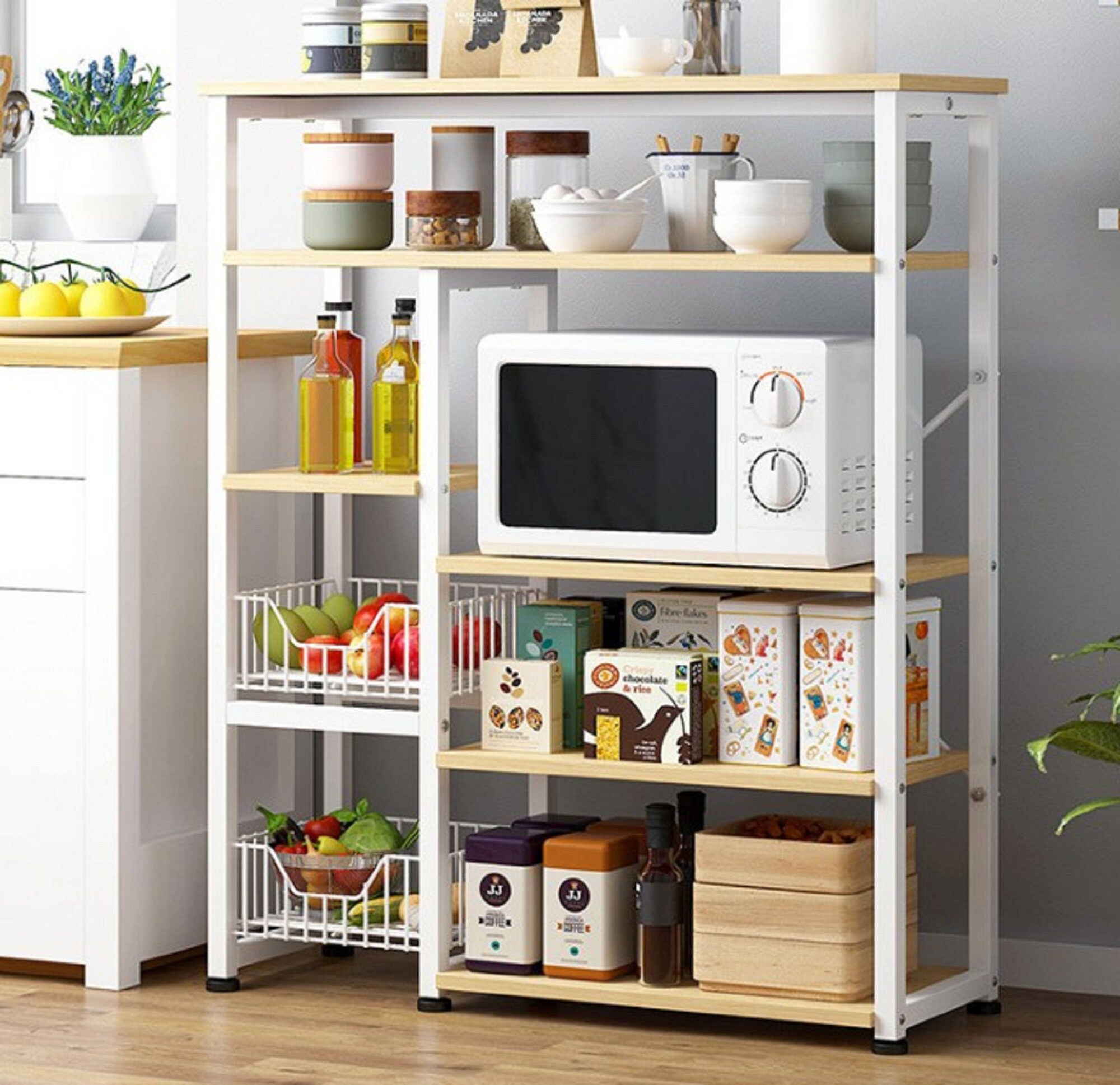 Küchenregal Küchen organizer Regal Mehrschichtige Küchenablage | Etsy