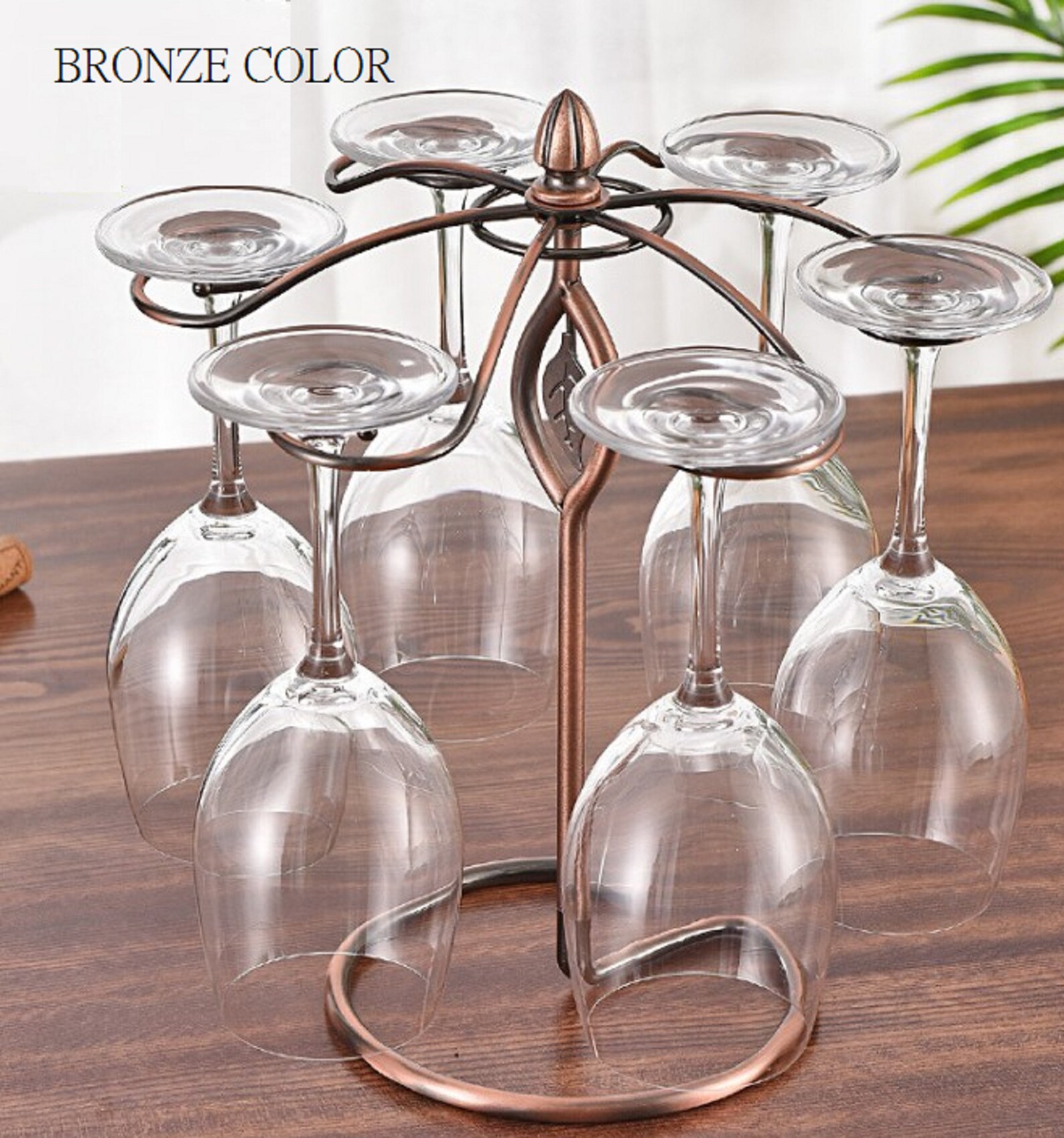 etsy wine glass holder