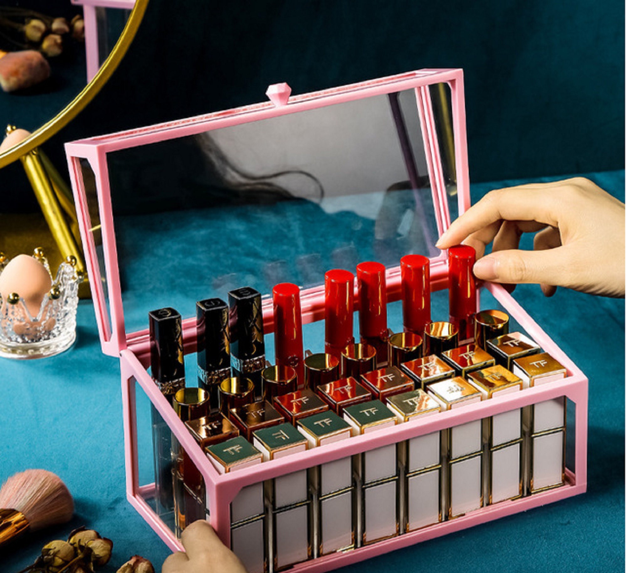 Cosmetic Stand Brush Display Stand Cosmetic Etsy