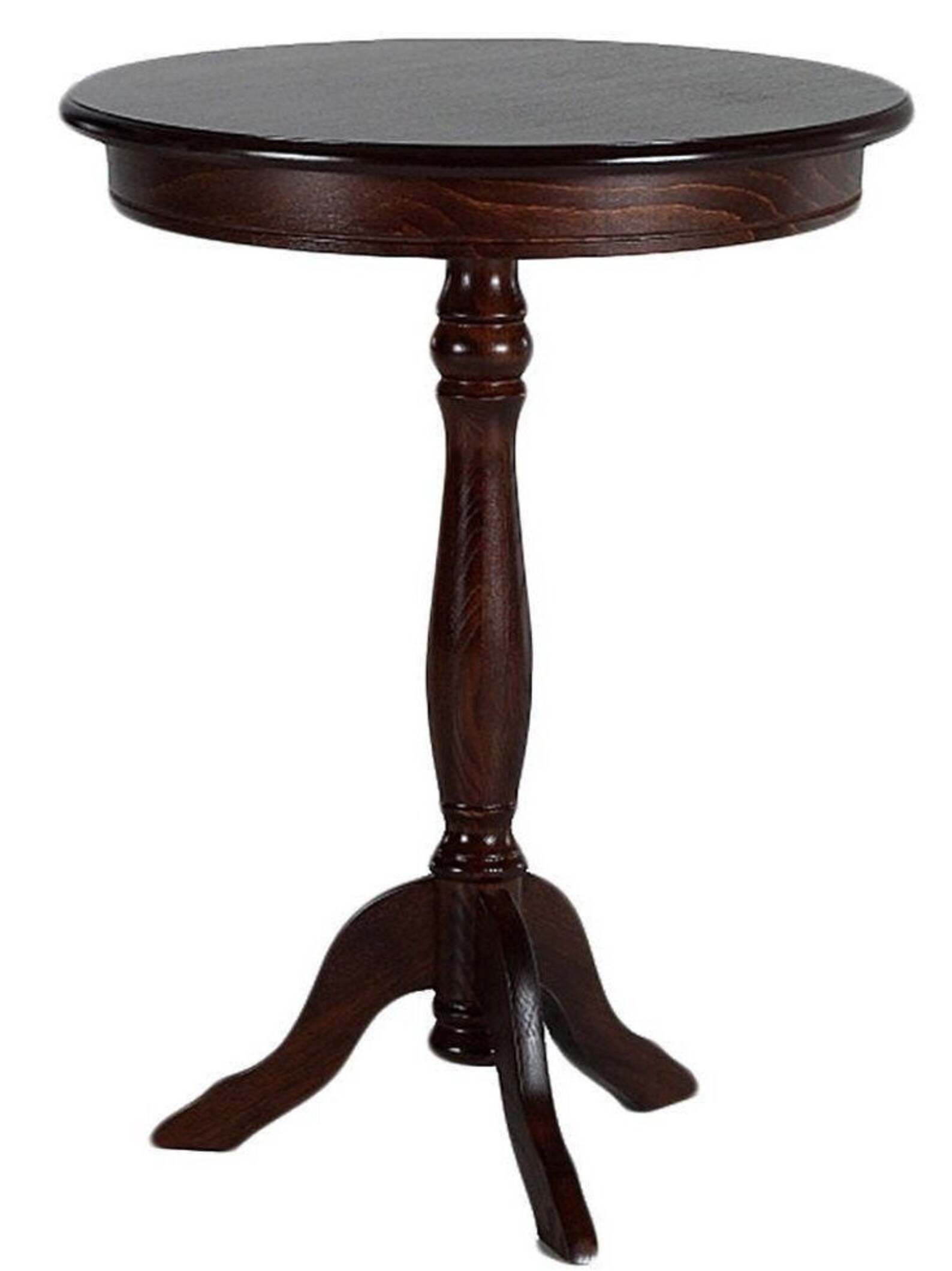 Round Table Elegant Table on One Leg Natural Woodbeach Any Etsy UK