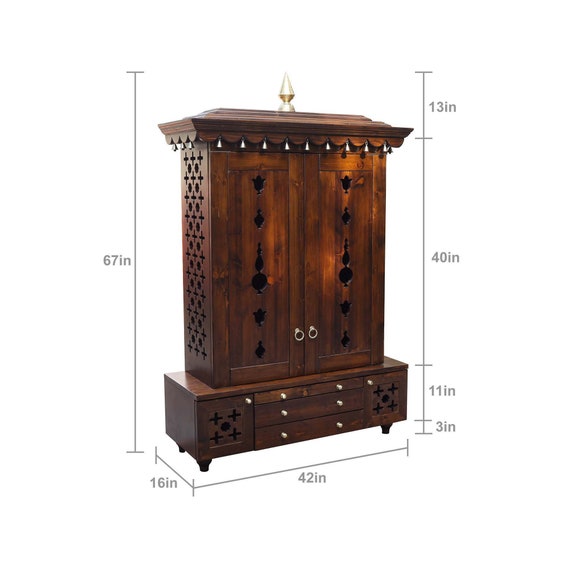 Pooja room ready made cabinet deals
