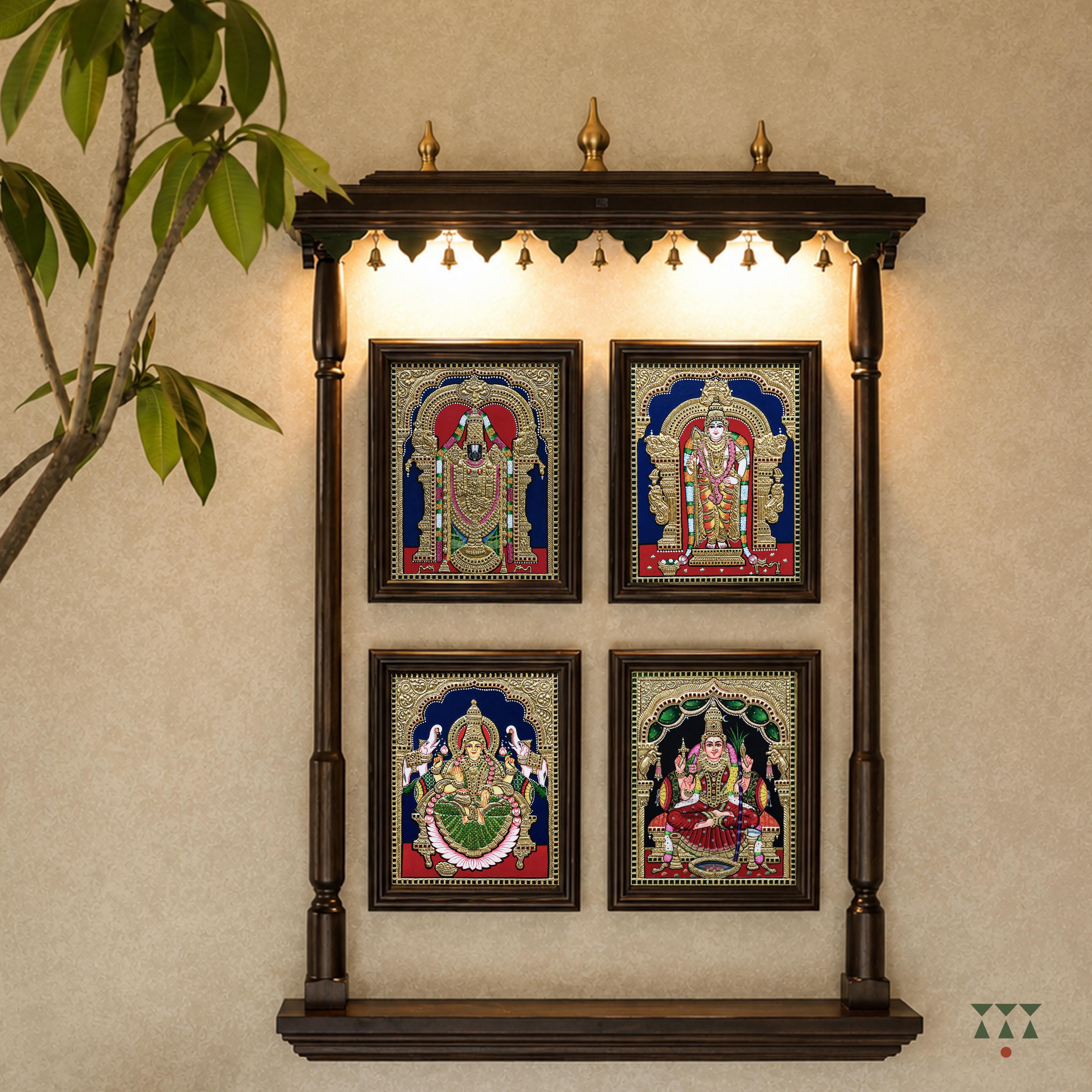 Prabhavali - Tanjore Art Temple - Etsy