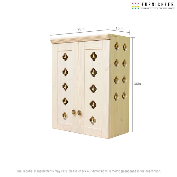 Pooja cupboard cheap in wall