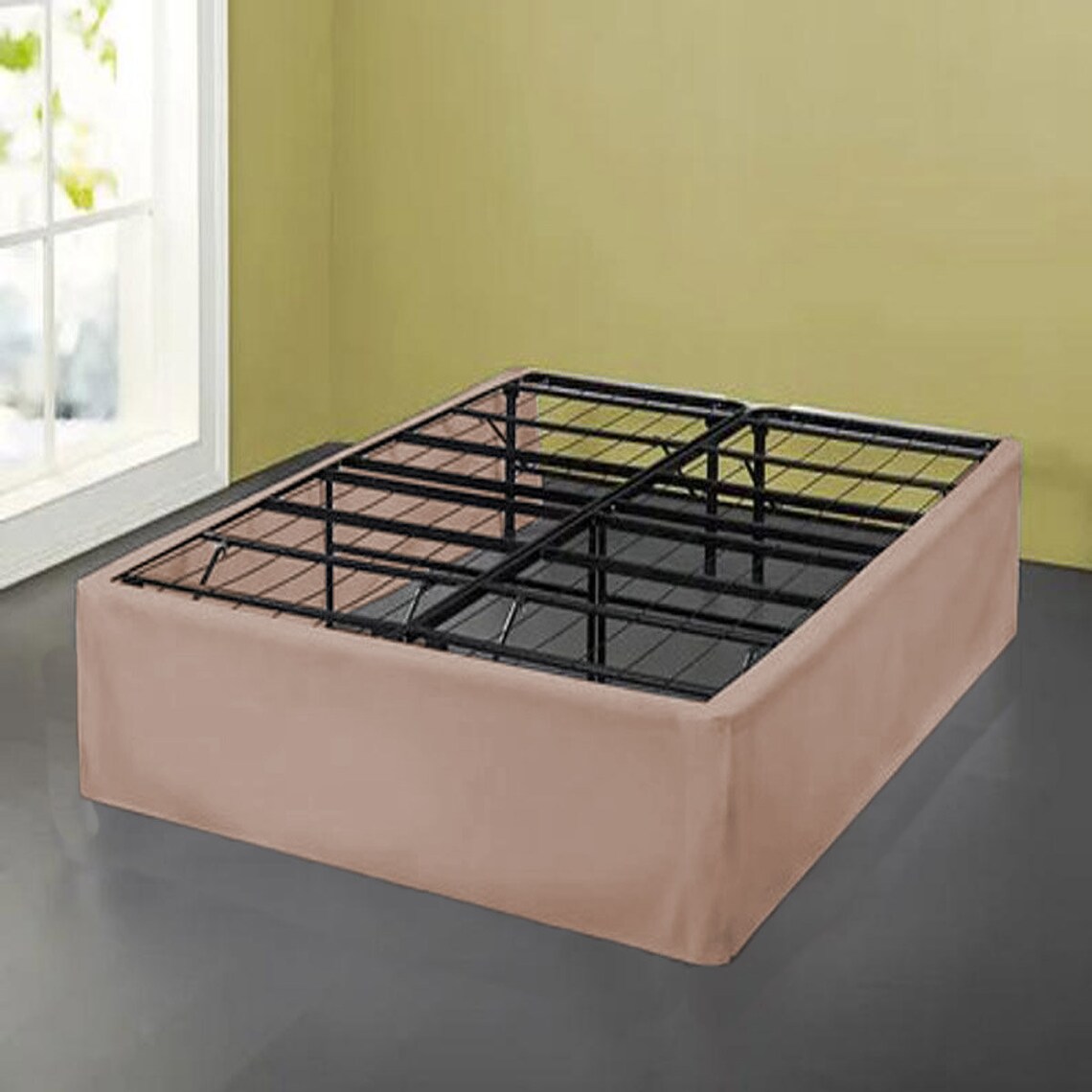 820 Drop Length Smartbase Bed Skirt 100 Cotton Etsy