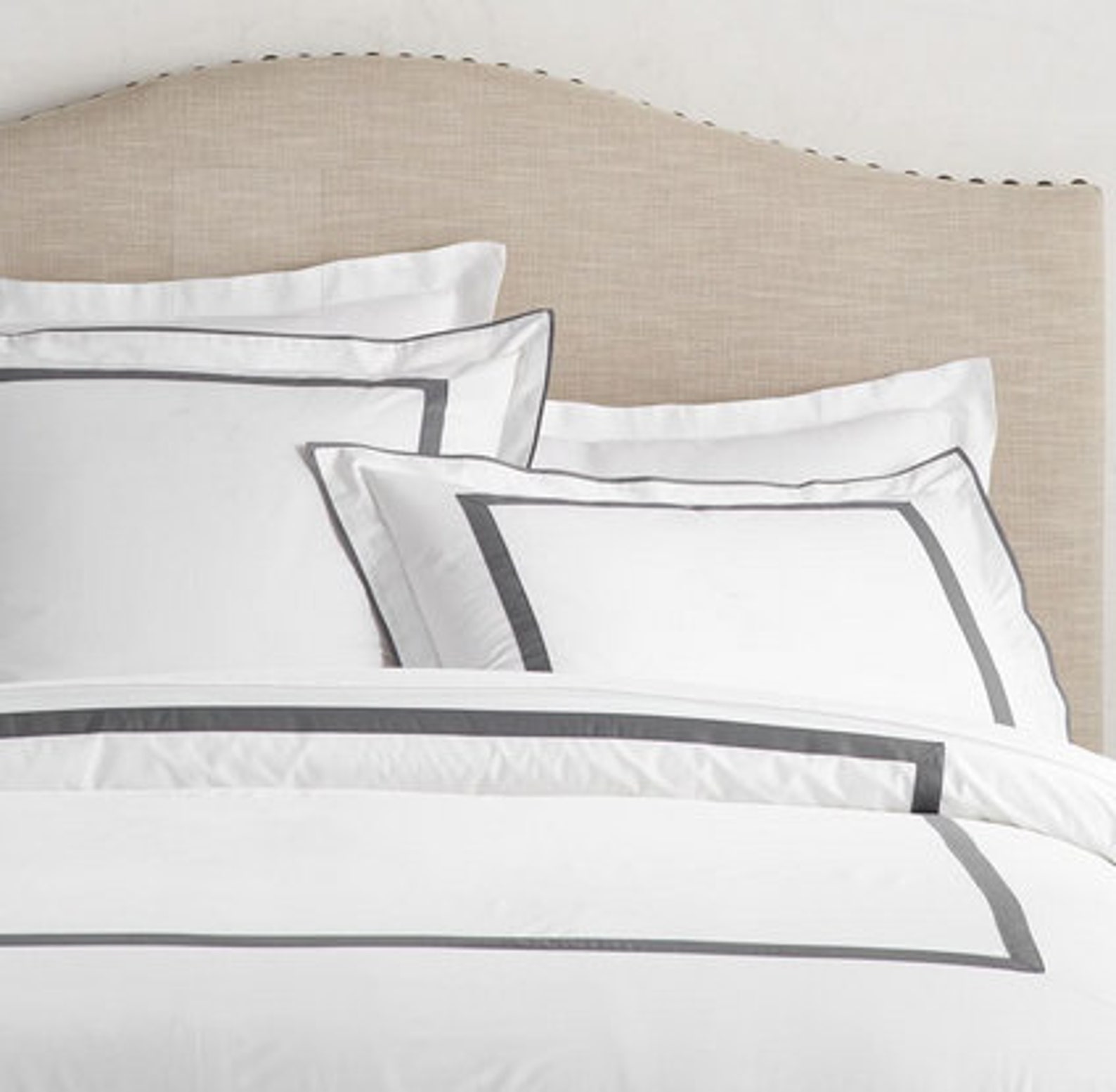 Border Frame Duvet Covet and Pillow Shams 400 Thread Count Etsy