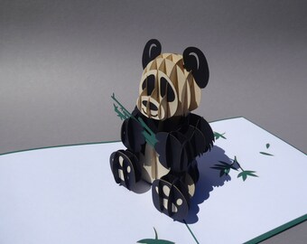 Carte D Anniversaire Panda Etsy Carte D Anniversaire Panda Etsy