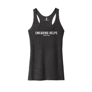 Swearing Helps Gym Shirt For Women, Funny Gym Shirt, Sarcastic Shirt, Gym Tops For Women, Women&#39;s Workout Shirts, Workout Clothes
