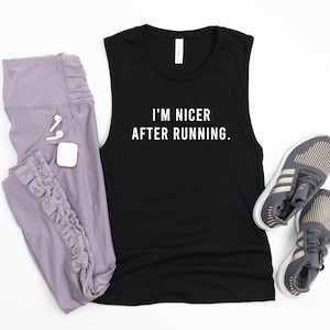 Workout Tanks voor vrouwen, Workout, Workout Tanks, Running Shirt, Hardlopen, Fitness Shirt, Tank Tops, Workout Shirts, Ik ben aardig na het hardlopen