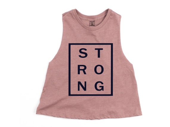 Workout Shirt, Workout Tanks for Women, Funny Workout Tank, Workout  Clothes, Motivational Shirt, Feminist Shirt, Strong Crop Top, Gym Shirt 