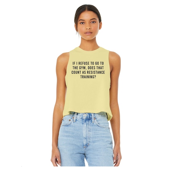 Cute Gym Clothes, Gym Shirts With Funny Sayings, Shirts for Women That Lift  Weights, Crop Top for the Gym, Cute Workout Crop Top, Fitness 