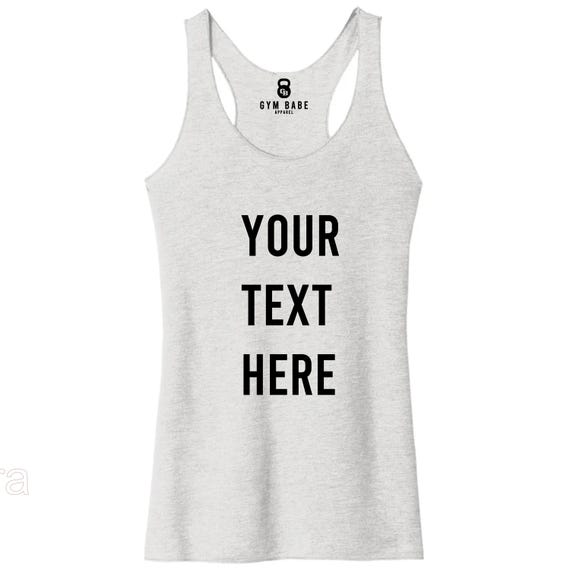 gym camisetas tirantes personalizadas