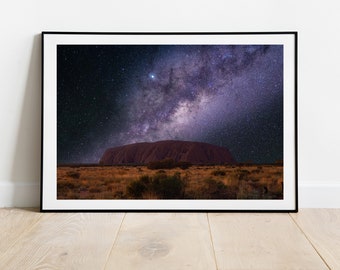 ULURU, Stargazing - Travel Print - NORTHERN TERRITORY , Australia - Digital download for print up to A2 format