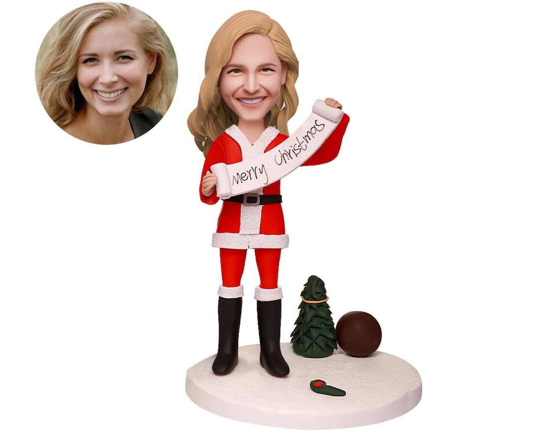 Personalized Bobblehead Christmas - Custom Photo Gift main image 1