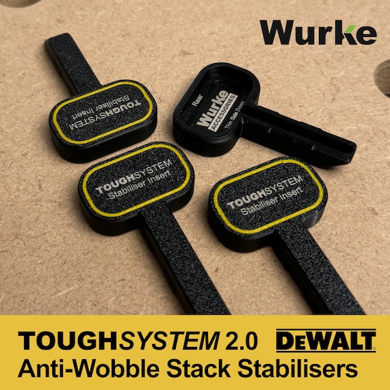 Anti-wobble Stack Stabiliser Inserts for Dewalt Toughsystem 2.0