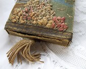 Victorian, edwarian antique fabric box