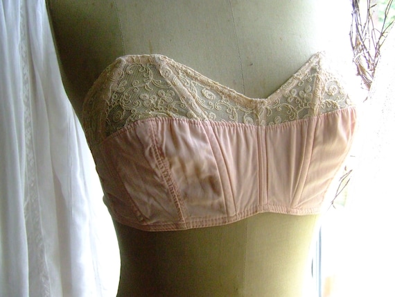 Antique late edwardian bralette, 1920's