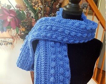 Crochet Wrap Scarf//Winter Wrap, Large Winter Scarf