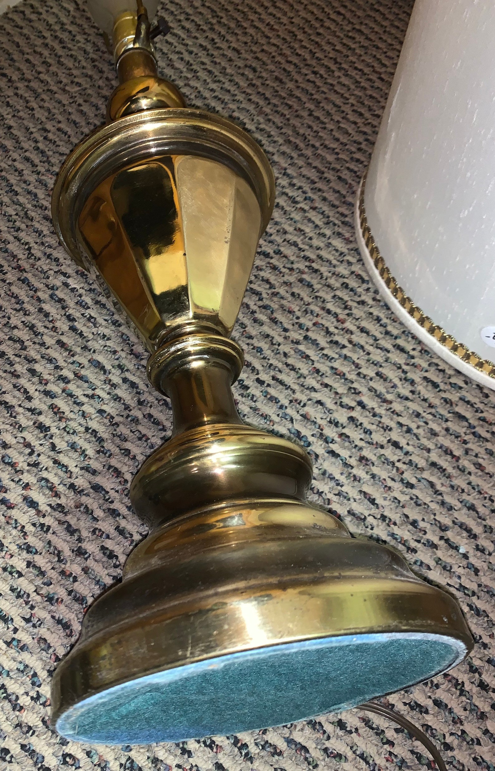 Vintage Pair of Stiffel brass lamps Etsy