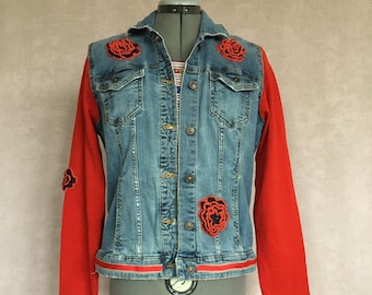 jersey with jean jacket