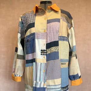 Long patchwork blouse, #222