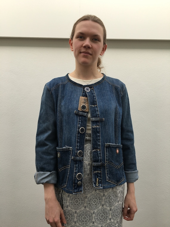 【EARIH】SASHIKO DENIM JACKET SASHIKO denim jacket – IKARY®