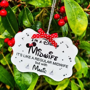 Disney Christmas Decoration for Nurse, Teacher etc, Mickey Mouse Decoration, Minnie Mouse Decoration, Christmas Decoration for Disney Home