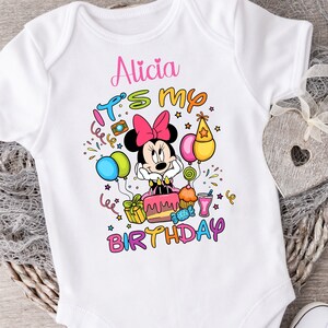 Minnie mouse babygrow top
