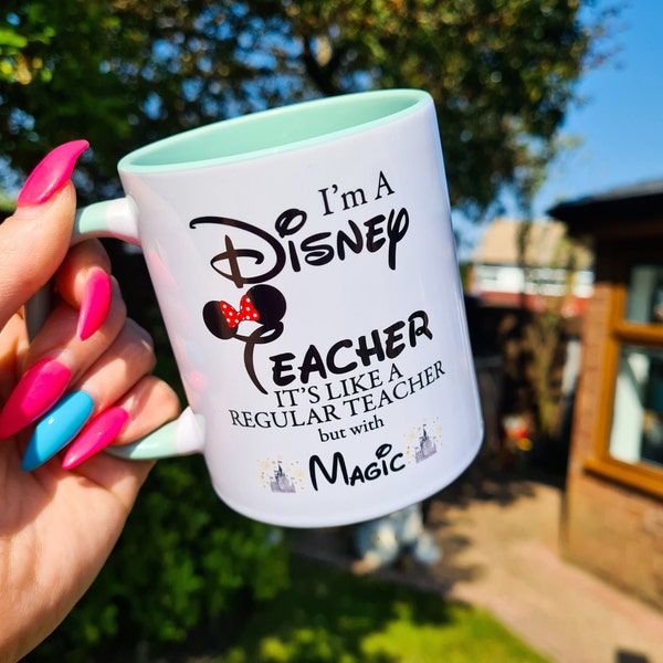 Disney Teacher Mug - End of School Term Gift - Teacher Gift