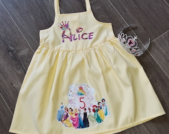 Disney Princess Birthday Dress for Girls - I Am Birthday Outfit for Girls