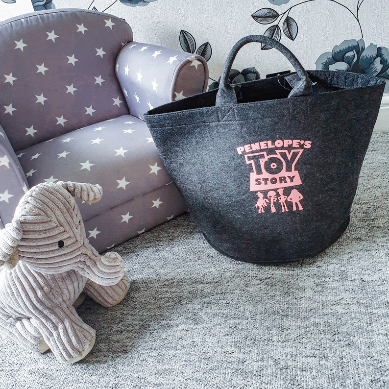 Toy Story Personalised Toy Storage Bag Personalised Toy Trug Etsy UK
