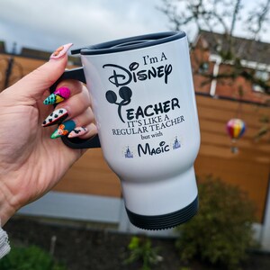 Disney Teacher Mug - End of School Term Gift - Teacher Gift image 11