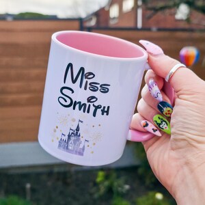 Disney Teacher Mug - End of School Term Gift - Teacher Gift image 13