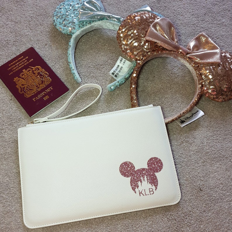 Personalised Disney Travel Document Wallet Disney Passport Etsy
