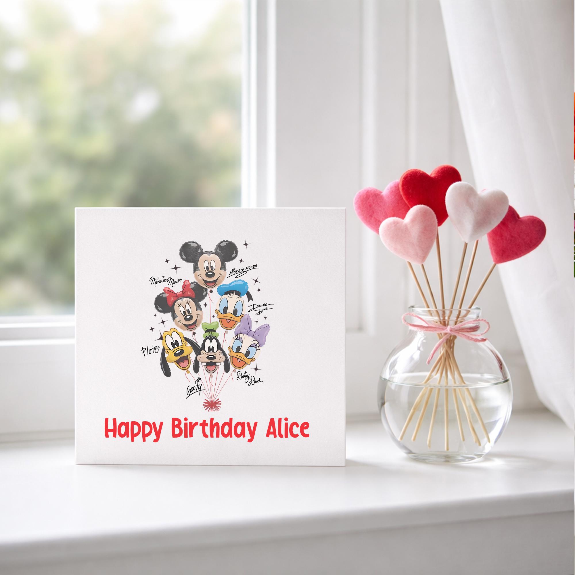 Mickey 60th Birthday Card - Etsy