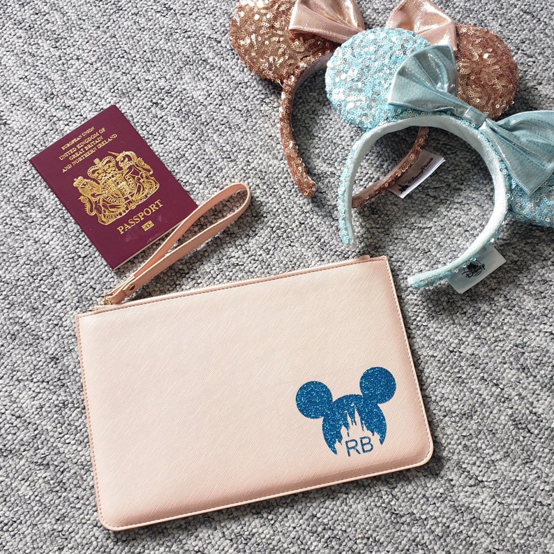 Personalised Disney Travel Document Wallet Disney Passport Etsy