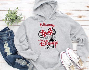 Sudadera con capucha para viajes familiares a Disney Sudaderas a juego  para viajes familiares a Disney 2025 Sudadera con capucha de Mickey Mouse