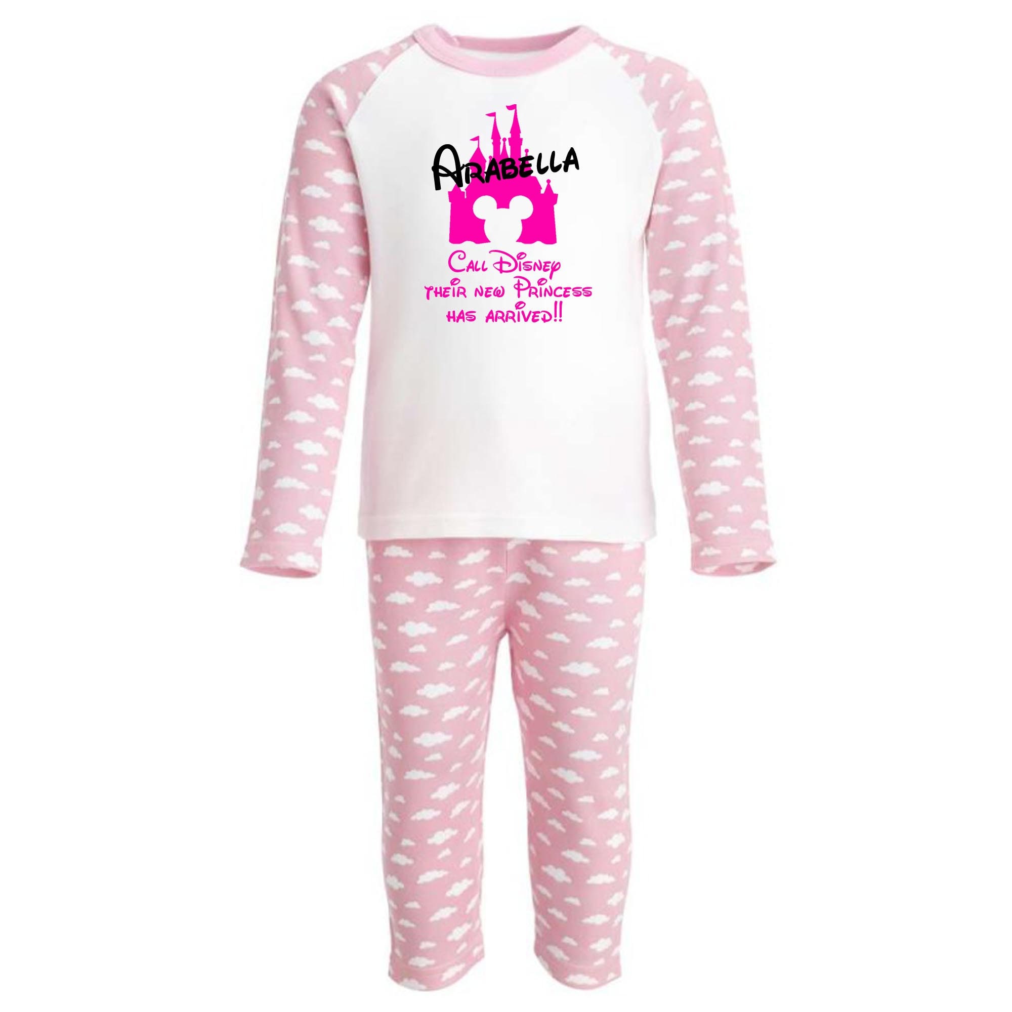 Personalised Disney PJs for Children Perfect Birthday Gift Etsy
