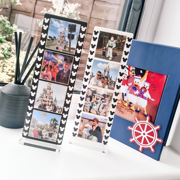 Personalised Disney Photo Stand - Film Roll Gift - Camera Roll Negative Strip Freestanding Photo Gift