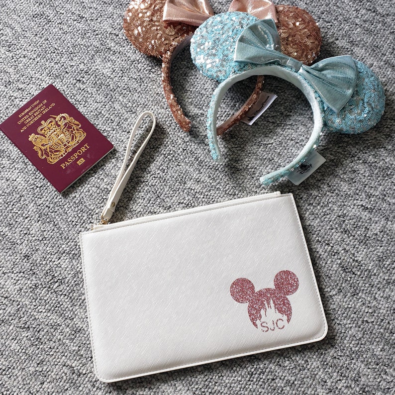 Personalised Disney Travel Document Wallet Disney Passport Etsy