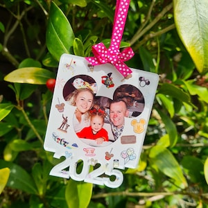 Disney 2025 Christmas Decoration Keepsake from Disney Trip, Mickey Mouse Decoration, Minnie Mouse Decoration, Decoration for Disney Home