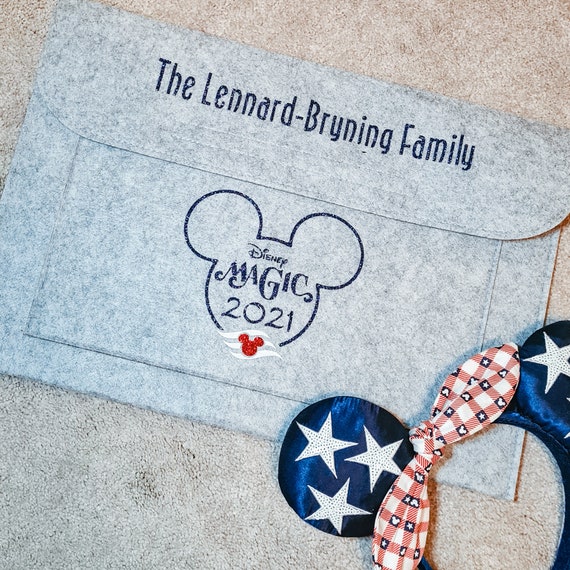 Disney Cruise Line Document Wallet Disney Travel Wallet Etsy UK