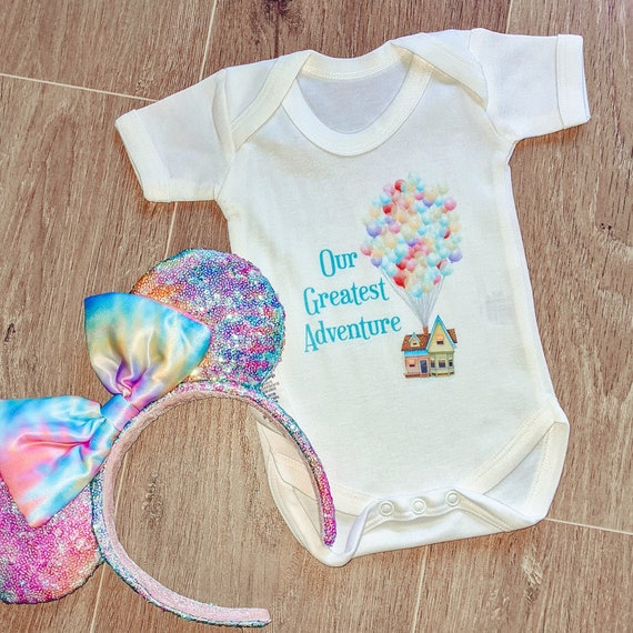 Personalised disney store baby grow